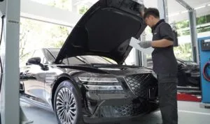 (1) Hyundai Conducts Vehicle Inspection for Genesis Electrified G80 & Hyundai IONIQ 5 Units Prior to G20 Summit 2022