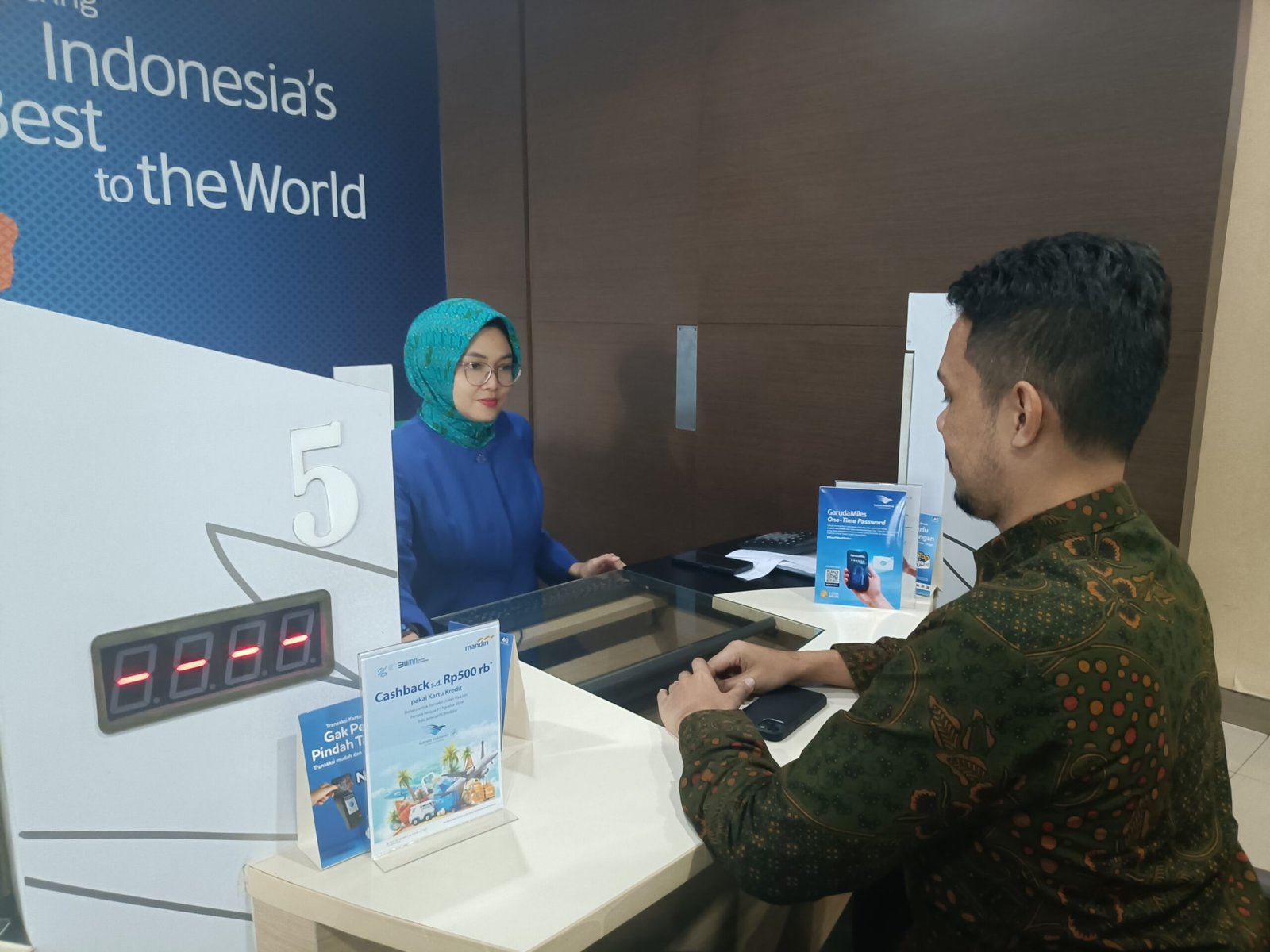 Pelayanan di Kantor Garuda Indonesia Palembang